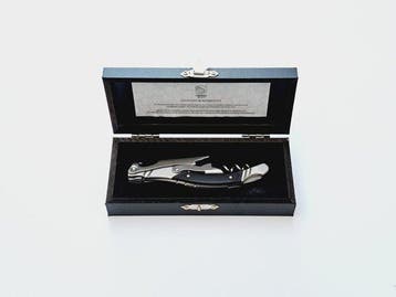 Laguiole - Corkscrew - Black Ebony Wood - style de -