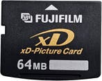 Fujifilm xD-Picture Card Memory Card - 64MB, Audio, Tv en Foto, Fotografie | Geheugenkaarten, Verzenden, Zo goed als nieuw
