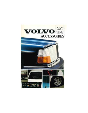 1982 VOLVO 240 SERIE ACCESSOIRES BROCHURE NEDERLANDS, Nieuw, Volvo, Author