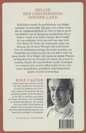 België 9789085425564 Rolf Falter, Verzenden, Gelezen, Rolf Falter