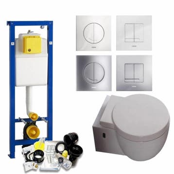 Xs Toiletset 17 Aqua Splash Amor Met Softclose Bril En, Ophalen of Verzenden, Nieuw