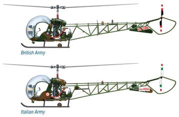 BELL OH-13S Sioux, Verzenden, Nieuw
