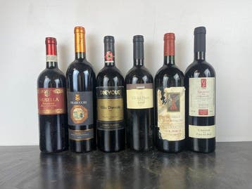 2004 Musella, 2000 Trabucchi, 1989 Dievole, Caparzo, 1995, Nieuw