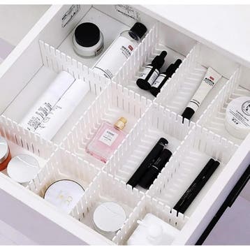 Ruhhy Lade organizer 4 stuks beige verstelbaar en knipbaa..., Ophalen of Verzenden, Nieuw
