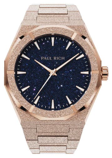 Paul Rich Frosted Star Dust II Rose Gold FRSD204 horloge, Overige merken, Staal, Verzenden, Polshorloge