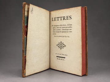 Daniel Barjeton - Lettres – Ne repugnate vestro bono - 1751