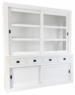 Buffetkast Hasselt wit 200cm, Ophalen of Verzenden, Nieuw