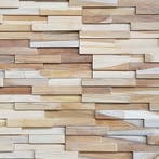 Houtstrips 3D Teakhout Rea 50x18cm, Ophalen of Verzenden, Nieuw