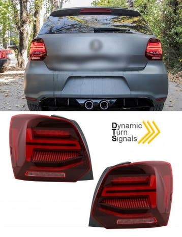 Dynamische Volledig LED Achterlichten voor Volkswagen Polo 6, Ophalen of Verzenden