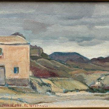 Augustin Memin (1910 - 1981) - Paysage à Monnègre Alicante