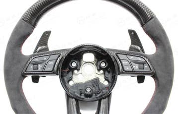 Audi RS3 / RS4 Carbon Fiber Stuur Trim (2017-2018), Verzenden