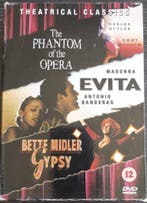 Theatrical Classics Evita/Phantom/Gypsy (4 disc), Gebruikt, Verzenden, Vanaf 12 jaar, Boxset