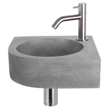 Differnz Cleo fonteinset beton donkergrijs - kraan gebogen, Verzenden, Nieuw