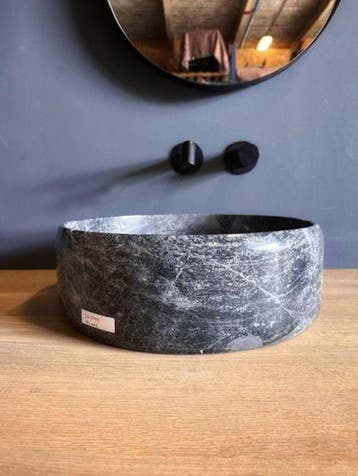 Natuursteen waskommen en toilet fonteintjes v.a.€55, Ophalen, Zo goed als nieuw, Wasbak of Wastafel