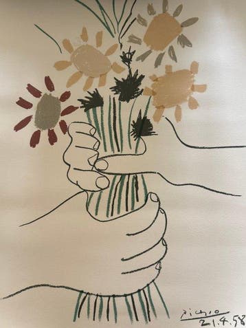 Pablo Picasso (1881-1973) - Bouquet de la Paix