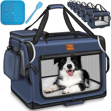 Reisbench hond - Draagtas hond - Transportbox - 83x58x58 cm, Verzenden, Zo goed als nieuw