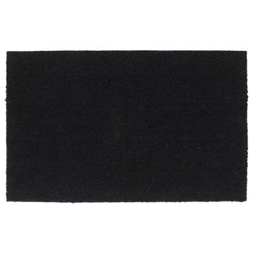 vidaXL Deurmat 50x80 cm getufte kokosvezel zwart, Verzenden, Nieuw