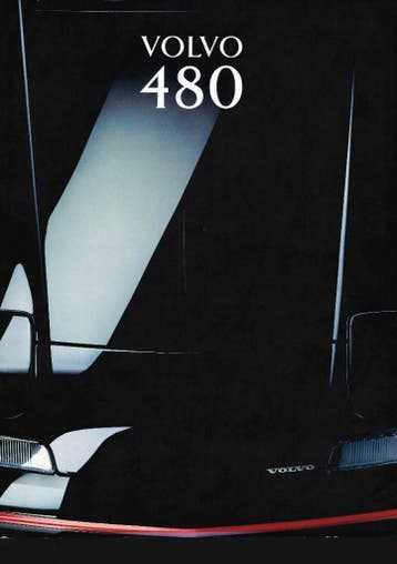 1984-2000 Volvo 480 ES / Turbo / Accessoires Brochures, Verzenden, Gelezen, Volvo