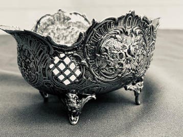 Bonbon mand - Zilver