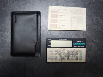 Casio, CC-130U World Time - Rekenmachine - 1980-1990, Nieuw