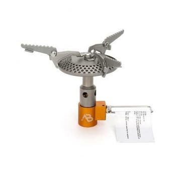 AB-16 ultra light compact gasfornuis inklapbaar , titanium, Caravans en Kamperen, Ophalen of Verzenden, Nieuw