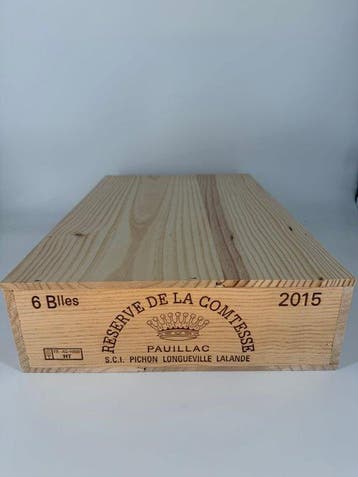 2015 Pichon Longueville Lalande, Reserve de la Comtesse -, Nieuw