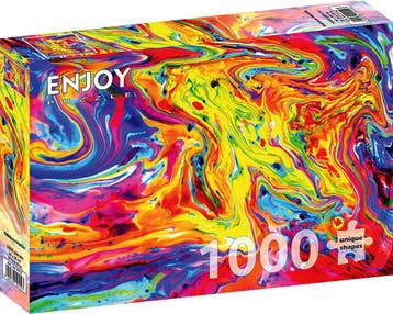 Rainbow Marble Puzzel (1000 stukjes) | Enjoy Puzzle -, Verzenden, Nieuw
