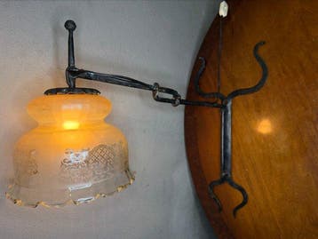 Wandlamp - Smeedijzer - Wandlamp 75 cm