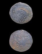 Indonesië, Java. 1/2 Stiver 1810 Local Copper imitation