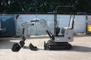 Veiling: Minigraver Nuoman EPS NM-E12 Diesel Demo, Ophalen, Graafmachine