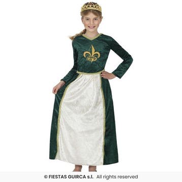 Middeleeuws Kostuum Kind Liona, Kleding | Dames, Carnavalskleding en Feestkleding, Ophalen of Verzenden, Nieuw