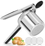 HI NATURE™ Purreestampers - Aardappelpers - Roestvrijstalen, Ophalen of Verzenden, Nieuw