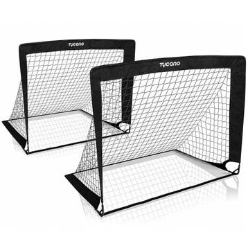 Voetbaldoelen Pop-Up Set - 120 x 90 cm - Geschikt voor tuin, Verzenden, Nieuw