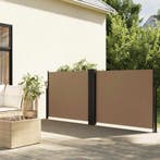vidaXL Windscherm uittrekbaar 100x600 cm taupe, Verzenden, Nieuw