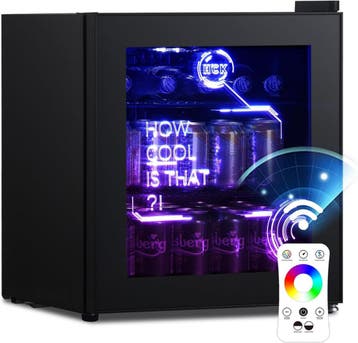 Minikoelkast 48L Cyberpunk | Retourdeal 60% Korting, Ophalen of Verzenden, Minder dan 75 liter, Zonder vriesvak, Gebruikt