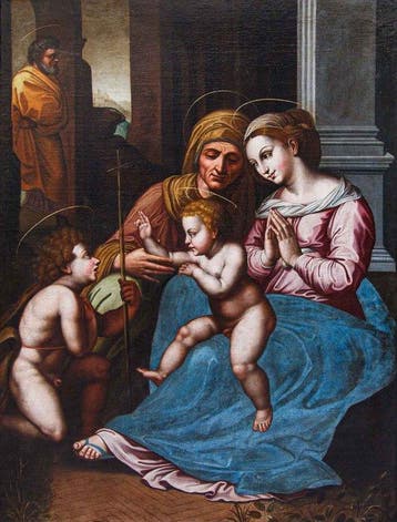 Raffaello Sanzio (1483-1520), Copia antica - Madonna del