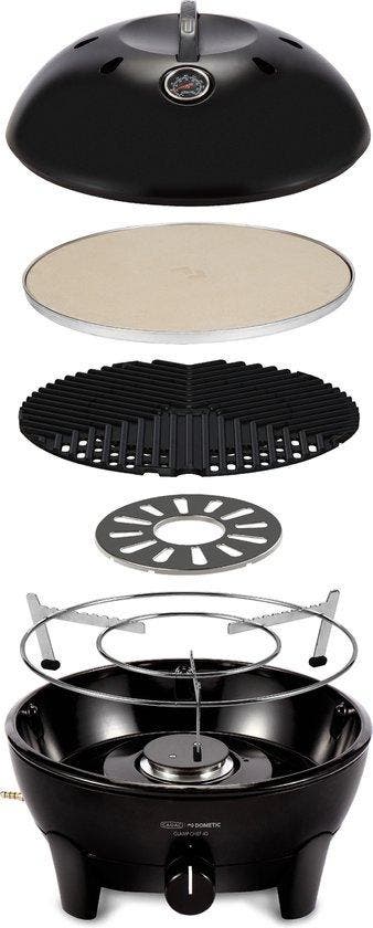 CADAC Dometic - Glamp Chef 40 - Luxe Gas BBQ - Pizzasteen -, Verzenden, Nieuw