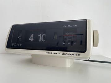 Flip klok - Sony - Vintage Plastic - 1960-1970 - Flip clock