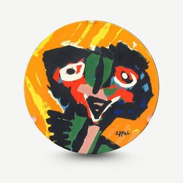 Reflex Modern Amsterdam - Karel Appel - Bord - 17/25 -, Antiek en Kunst