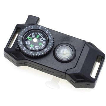 Paracord buckle - Vuursteen + SOS knop - 7 Delig, Ophalen of Verzenden, Nieuw, Hanger