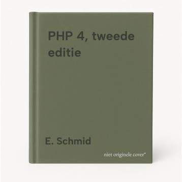 PHP 4, tweede editie - E. Schmid 9789043004718, Boeken, Informatica en Computer, Verzenden, Gelezen, E. Schmid
