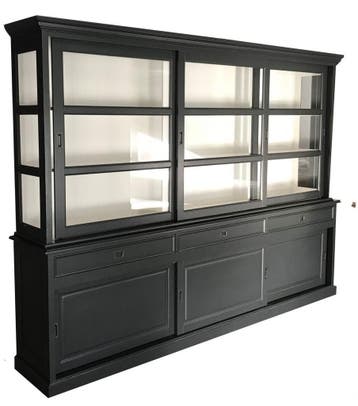 Buffetkast antraciet Sneek 300cm soft close, Ophalen of Verzenden, Nieuw