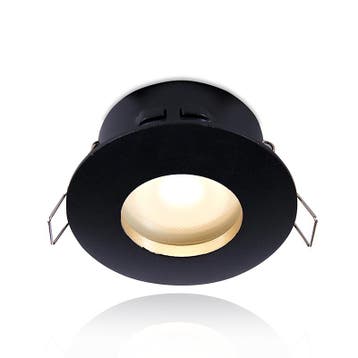 INBOUWSPOT WATERDICHT | Ø70mm | GU10 / MR16 | IP65 | ZWART, Nieuw