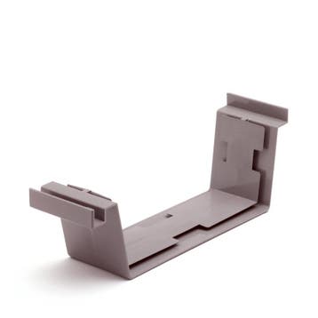 Pvc bakgoot s-lon verbindingsstuk grijs-180 mm, Verzenden, Nieuw