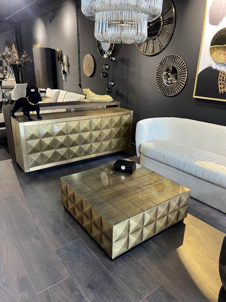 Richmond Interiors Dressior Collada, Huis en Inrichting, Kasten | Dressoirs, 150 tot 200 cm, 25 tot 50 cm, Met deur(en), Met plank(en)