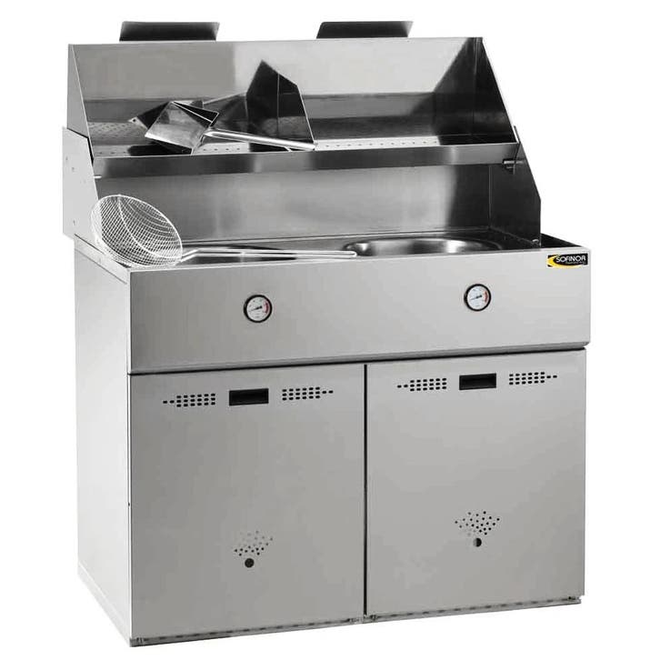 Friteuse | DÉFI | Propaangas | 18+18L | 30kW | Piëzo, Zakelijke goederen, Horeca | Keukenapparatuur, Nieuw in verpakking, Verzenden