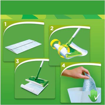 Swiffer Vochtige Vloerdoekjes - Vloerreiniger - Natte, Huis en Inrichting, Schoonmaakartikelen, Ophalen of Verzenden