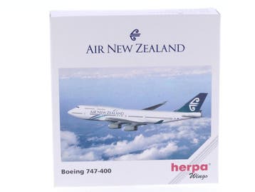 Schaal 1:500 Herpa 500678 Air New Zealand Boeing 747-400..., Ophalen of Verzenden, Zo goed als nieuw