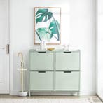 Smal Schoenenrek 4 Kleppen – 8-Planks Schoenenkast Groen, Huis en Inrichting, Kasten | Schoenenkasten, Verzenden, Nieuw