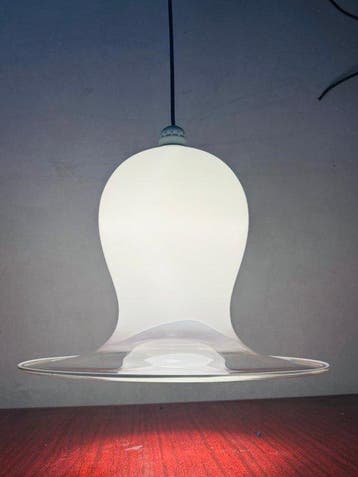 Plafondlamp - Glas - Kroonluchter Mid, Antiek en Kunst, Antiek | Lampen